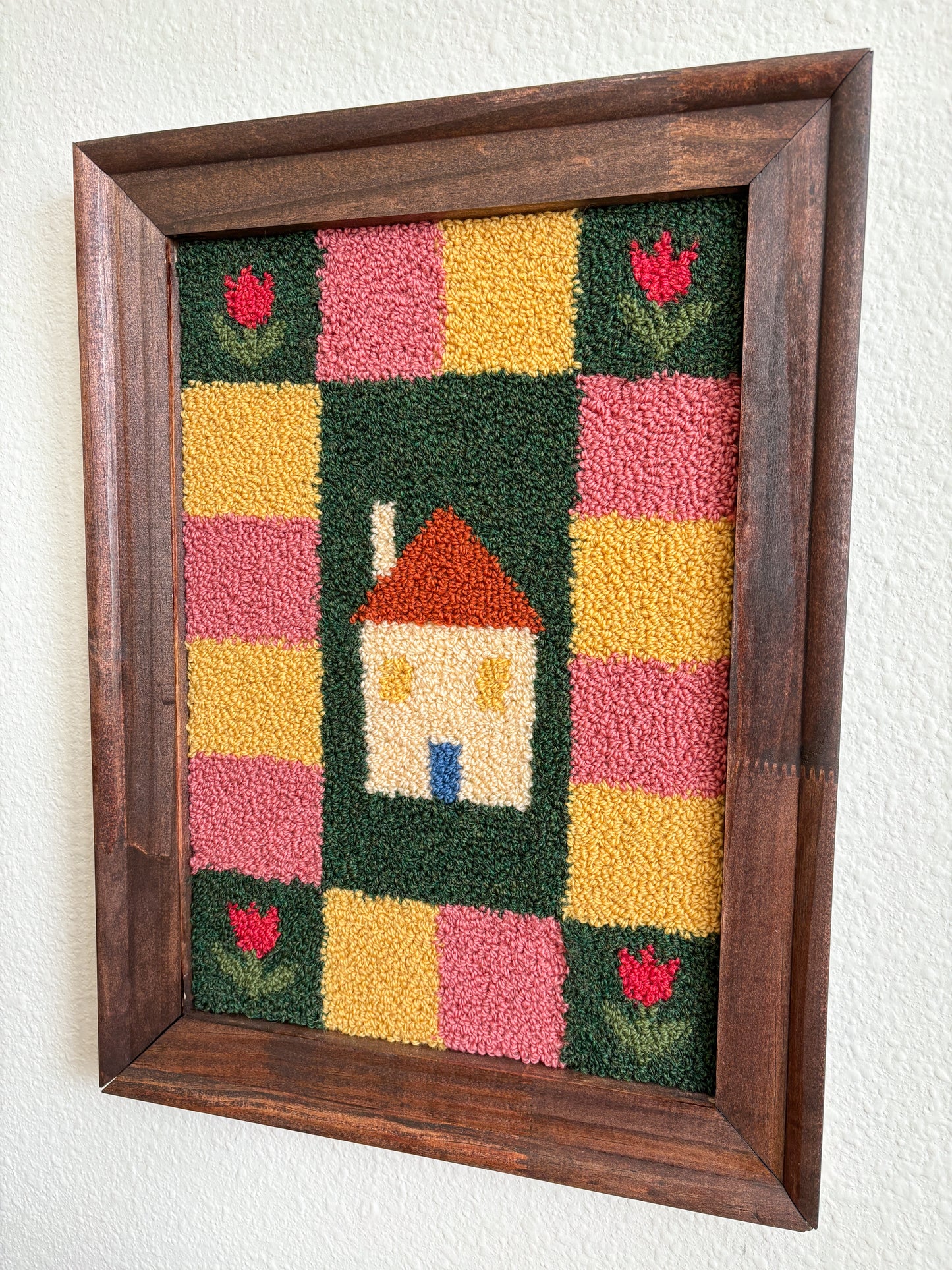 Framed Quilted House