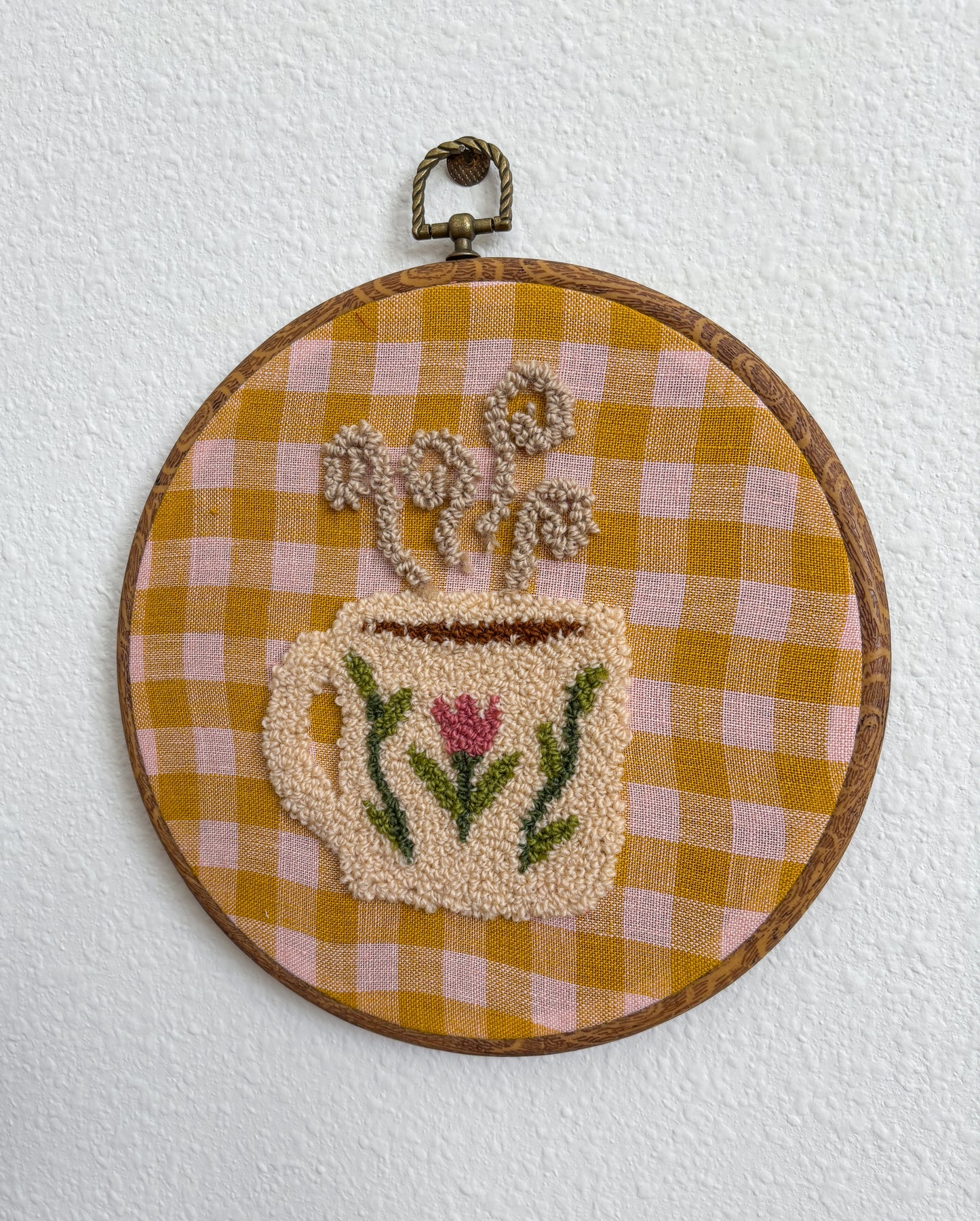 Pink Tulip Coffee Cup