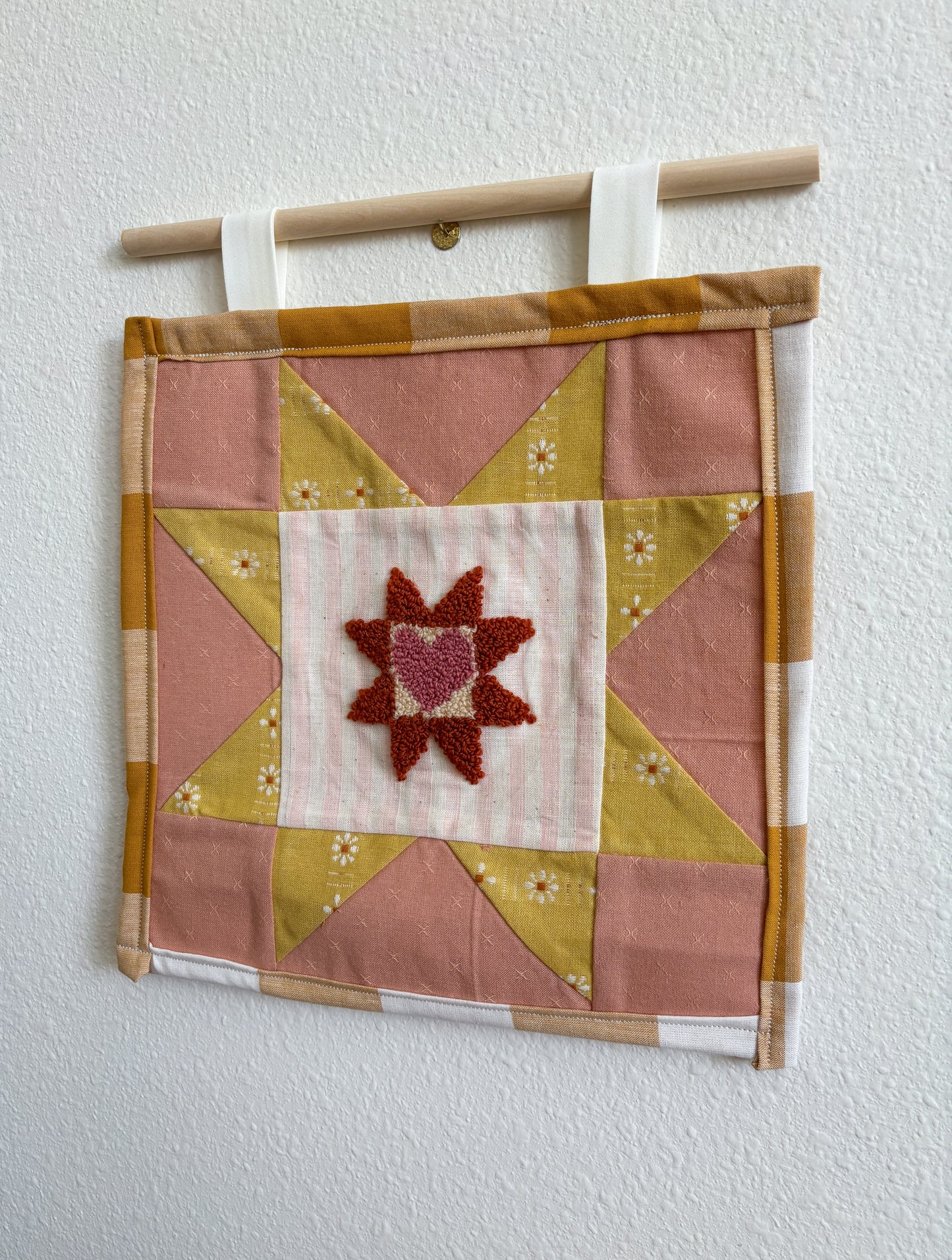 The Heart Quilted Wall Hanging