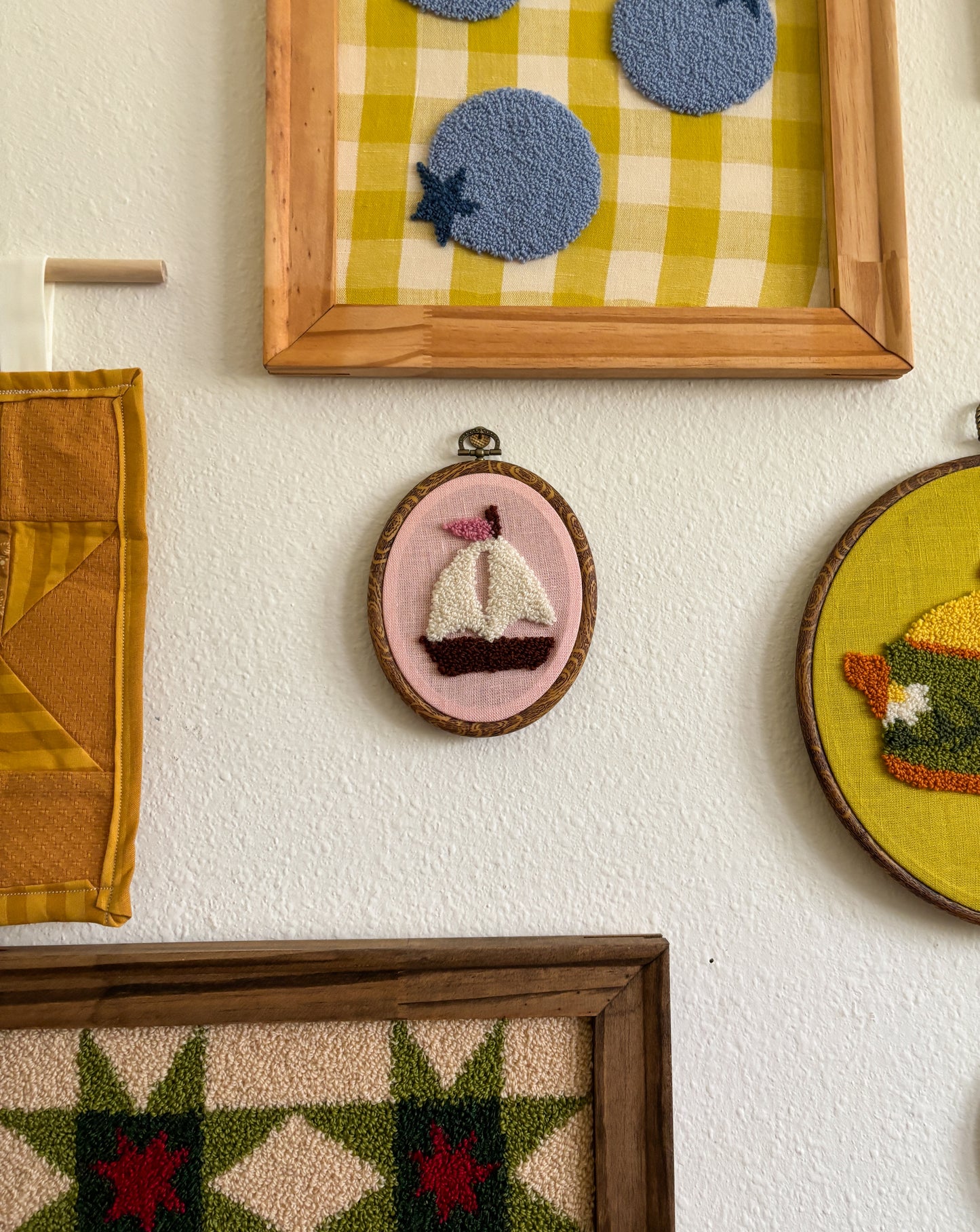 Sailboat on Pink