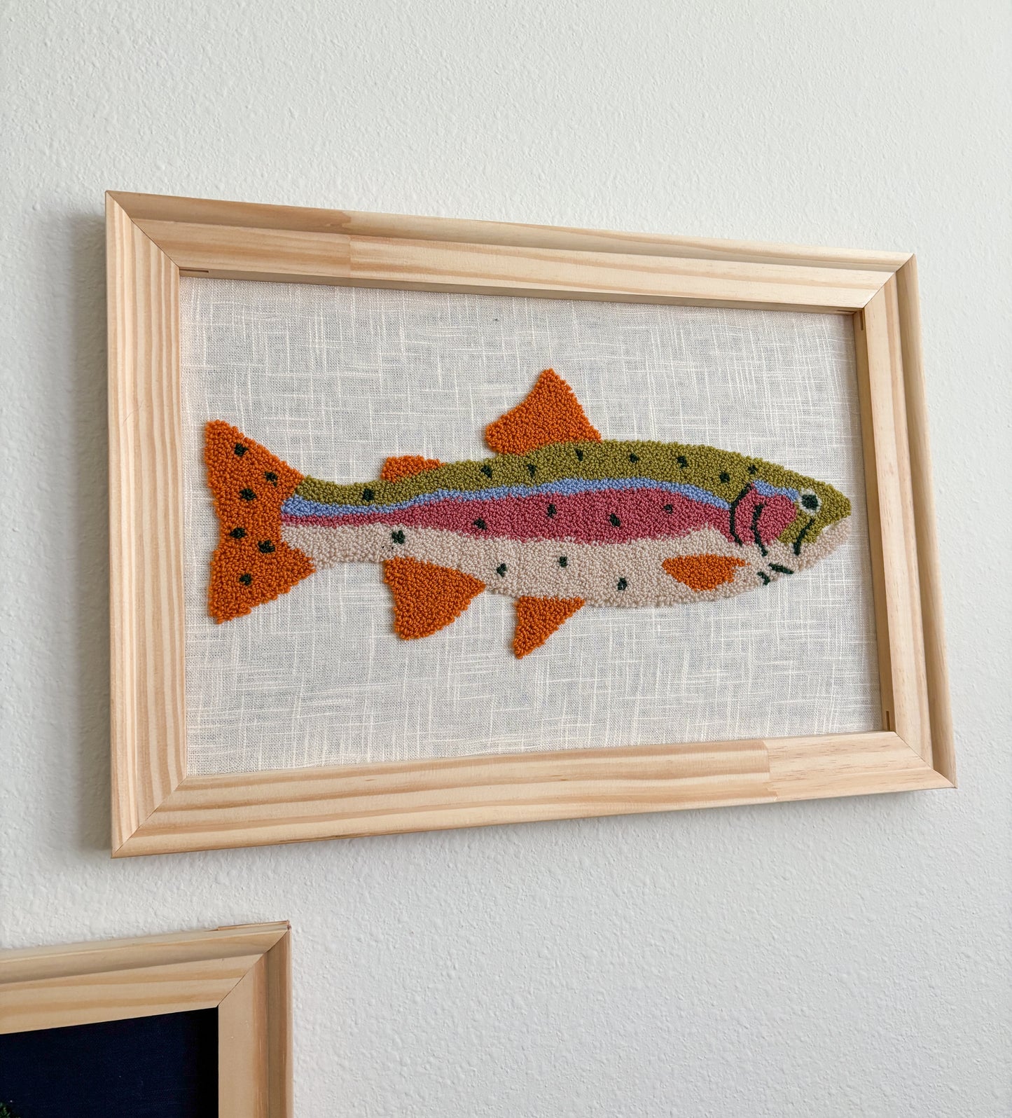 Rainbow Trout on Cream