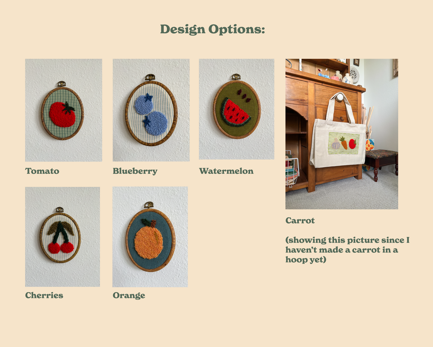 Small Fruit and Veggies Tote Bags