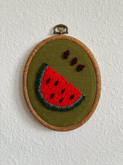 Watermelon on Green