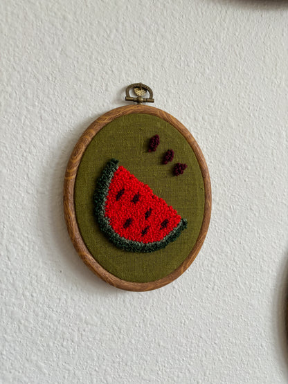 Watermelon on Green