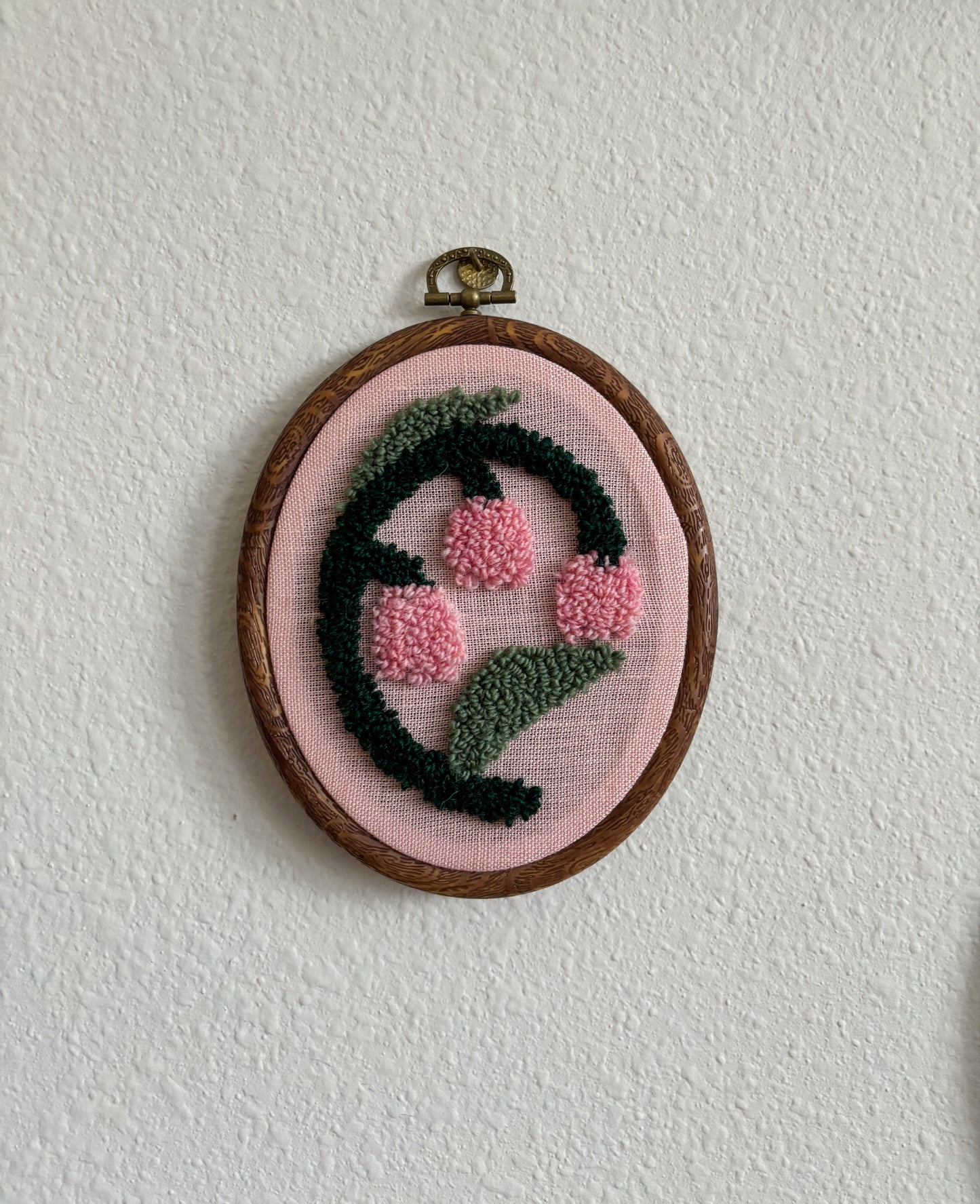 Lily of the Valley on Pink