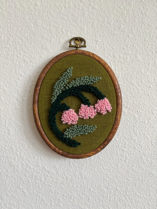 Lily of the Valley on Green