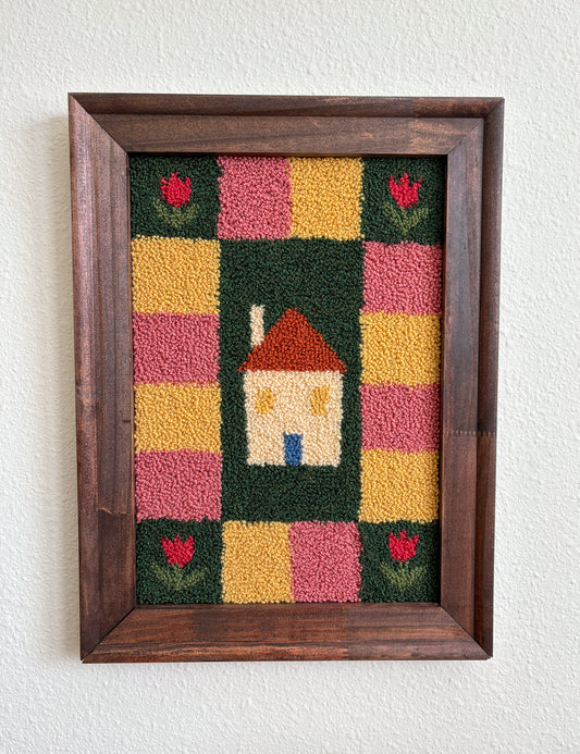 Framed Quilted House