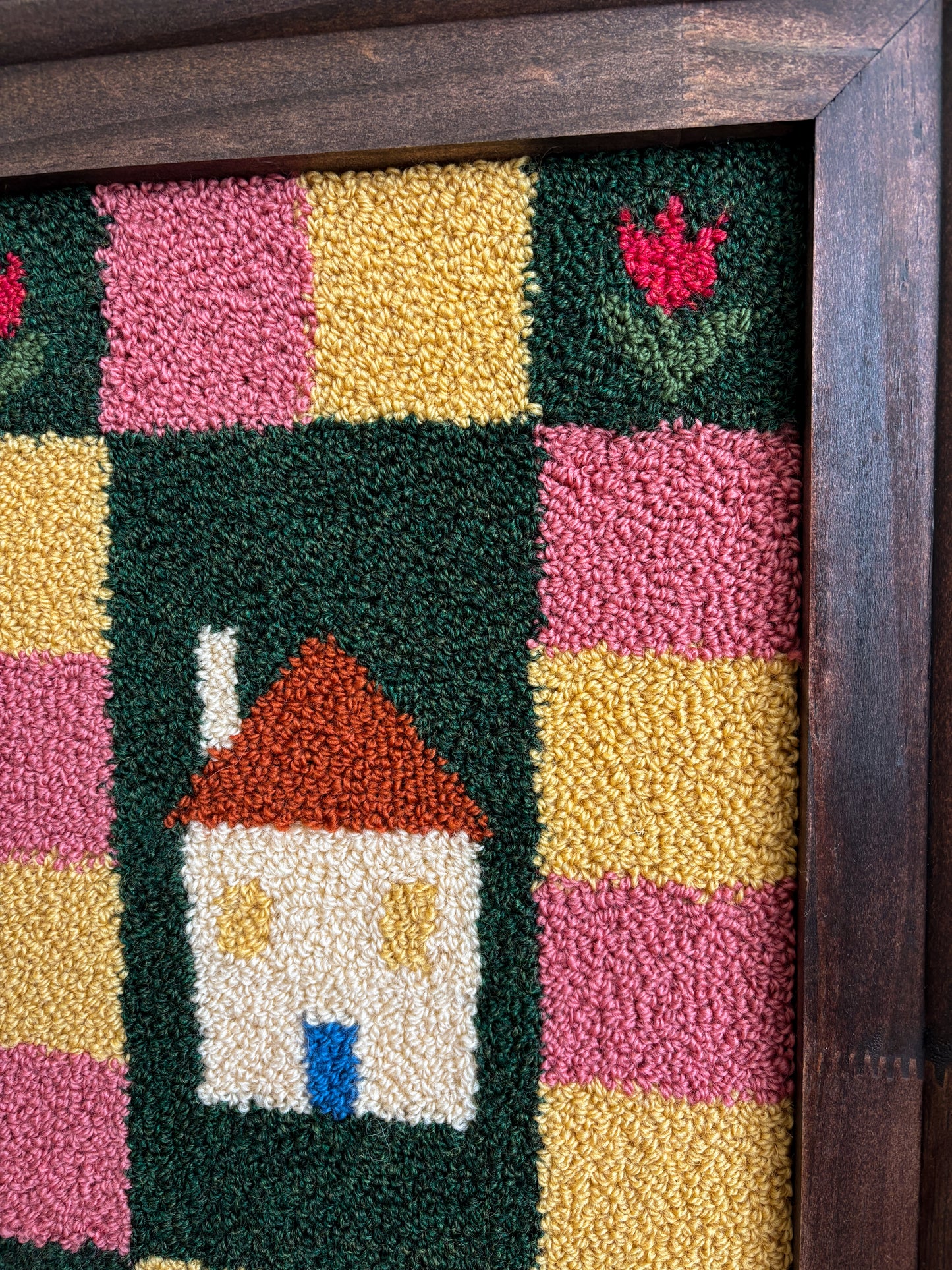 Framed Quilted House