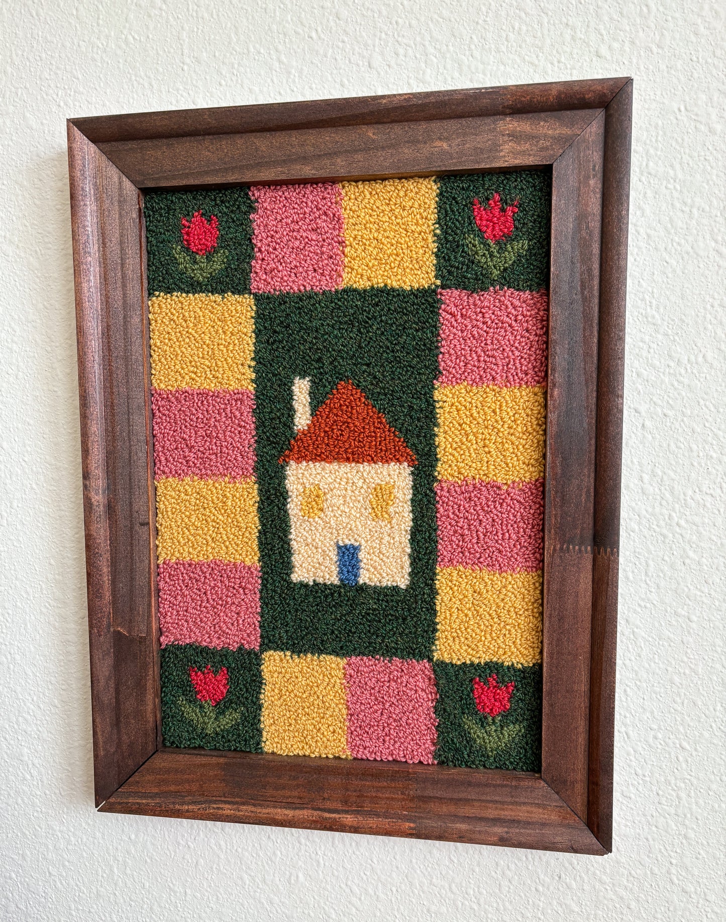 Framed Quilted House