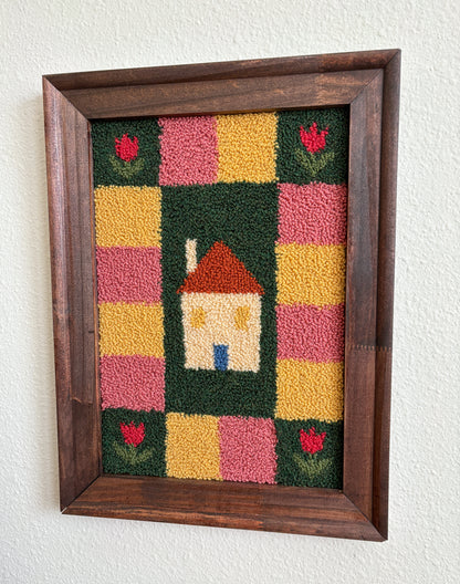 Framed Quilted House