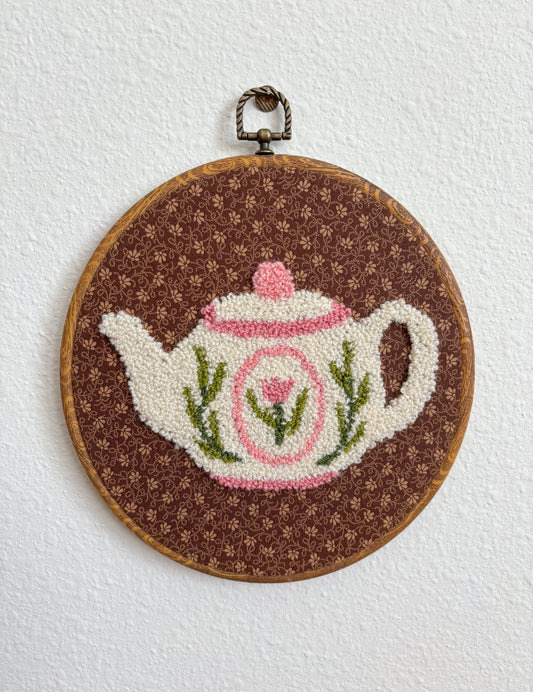 Pink Tulip Teapot