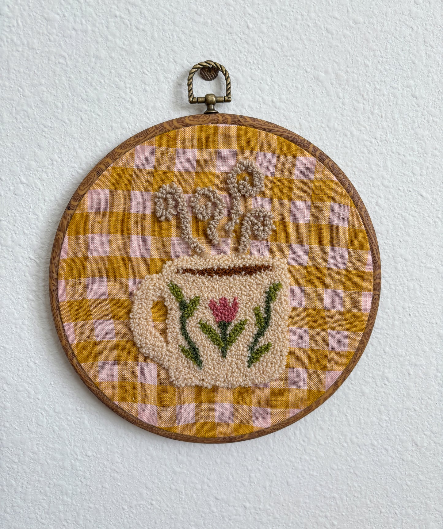 Pink Tulip Coffee Cup