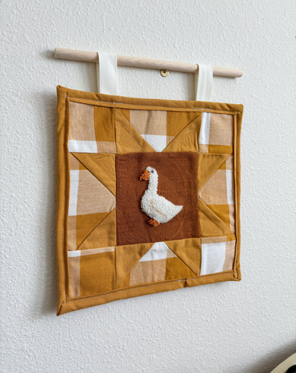 The Goose Quilted Wall Hanging
