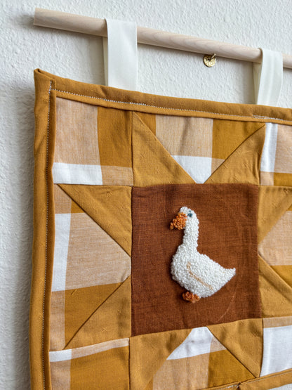 The Goose Quilted Wall Hanging