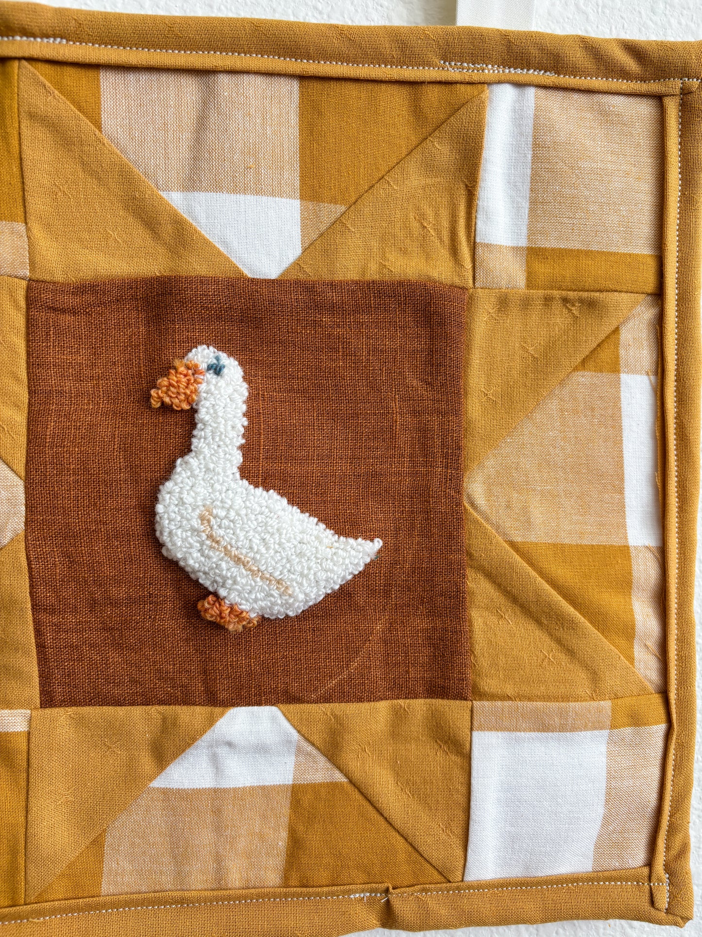 The Goose Quilted Wall Hanging