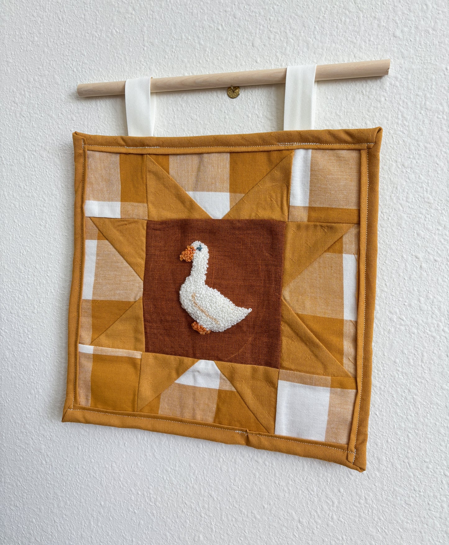 The Goose Quilted Wall Hanging