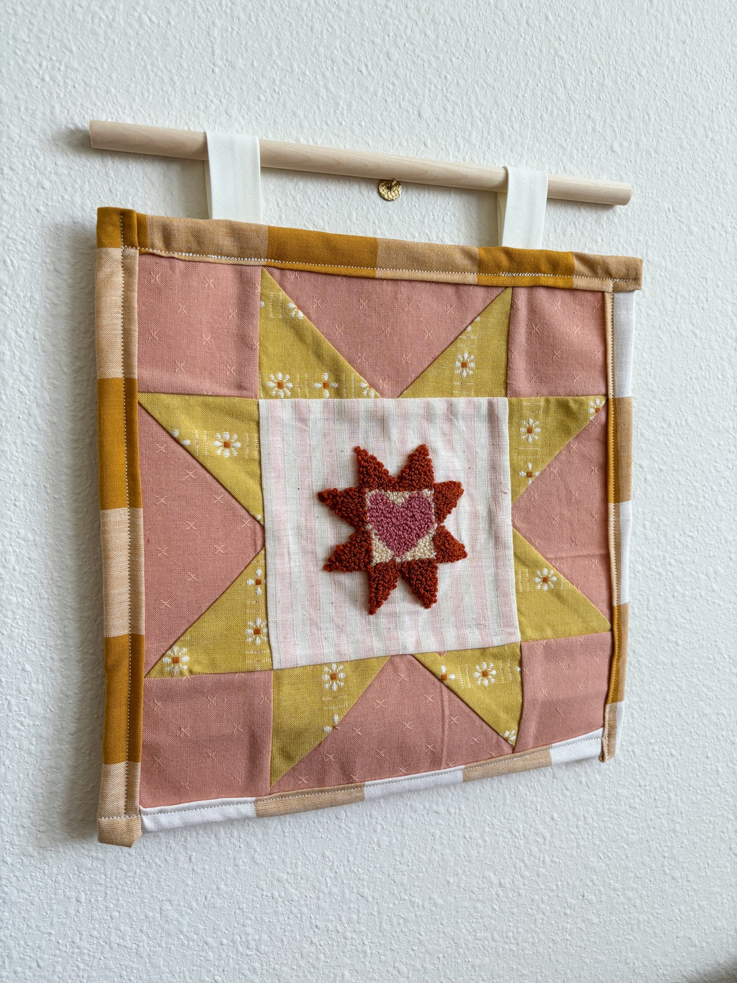 The Heart Quilted Wall Hanging
