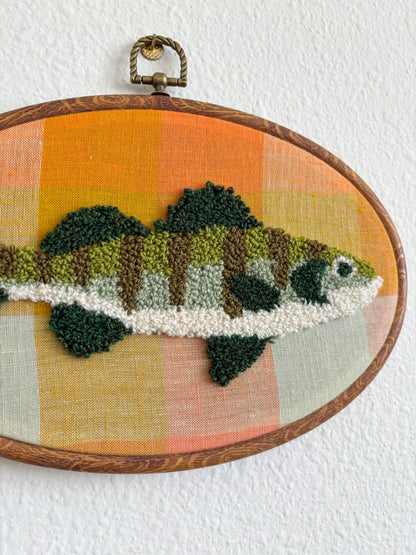 Perch on Yellow Plaid