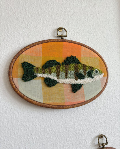 Perch on Yellow Plaid
