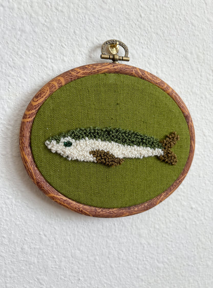 Green Fish on Green