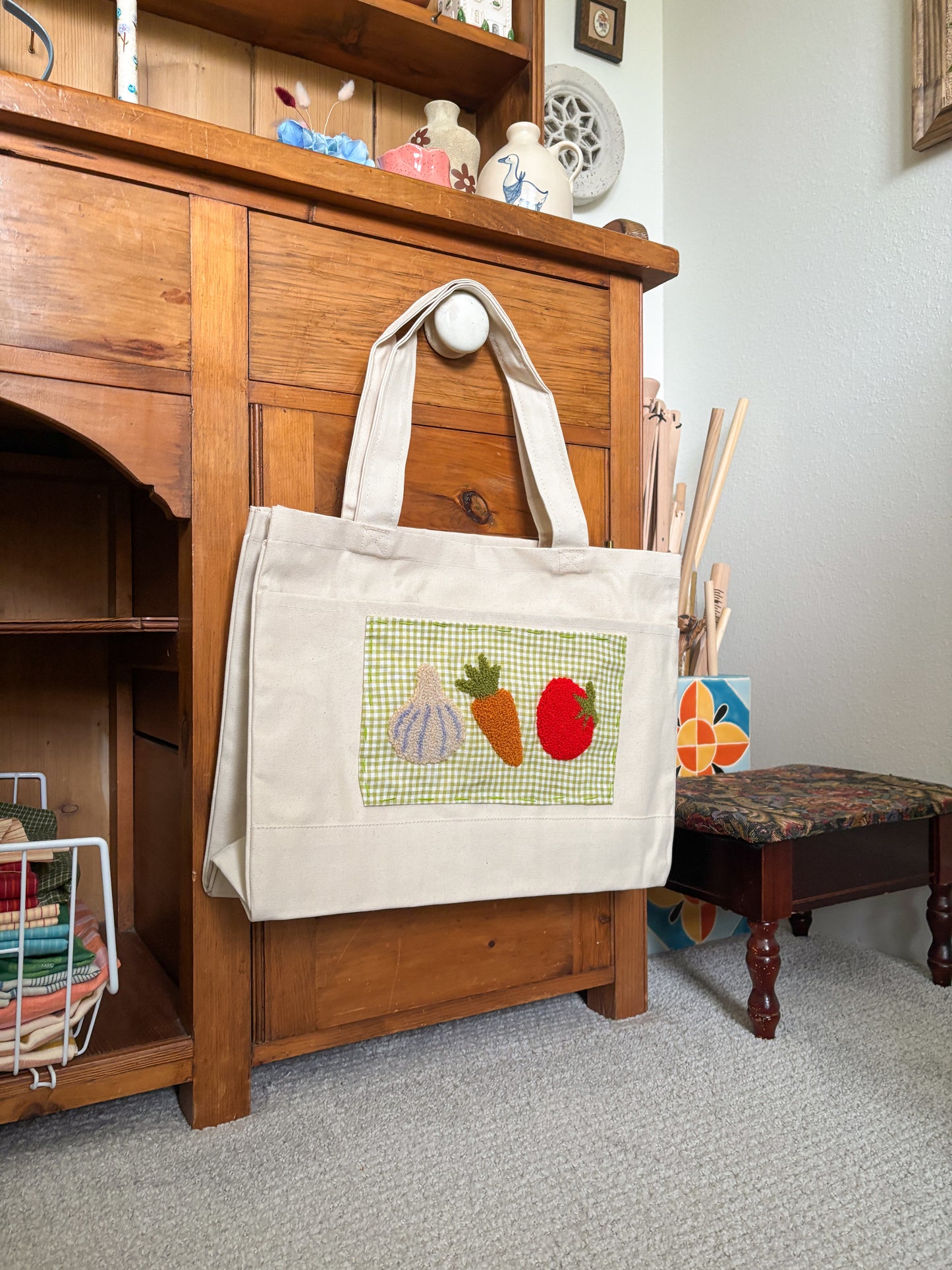 Large Farmer's Market Tote Bags