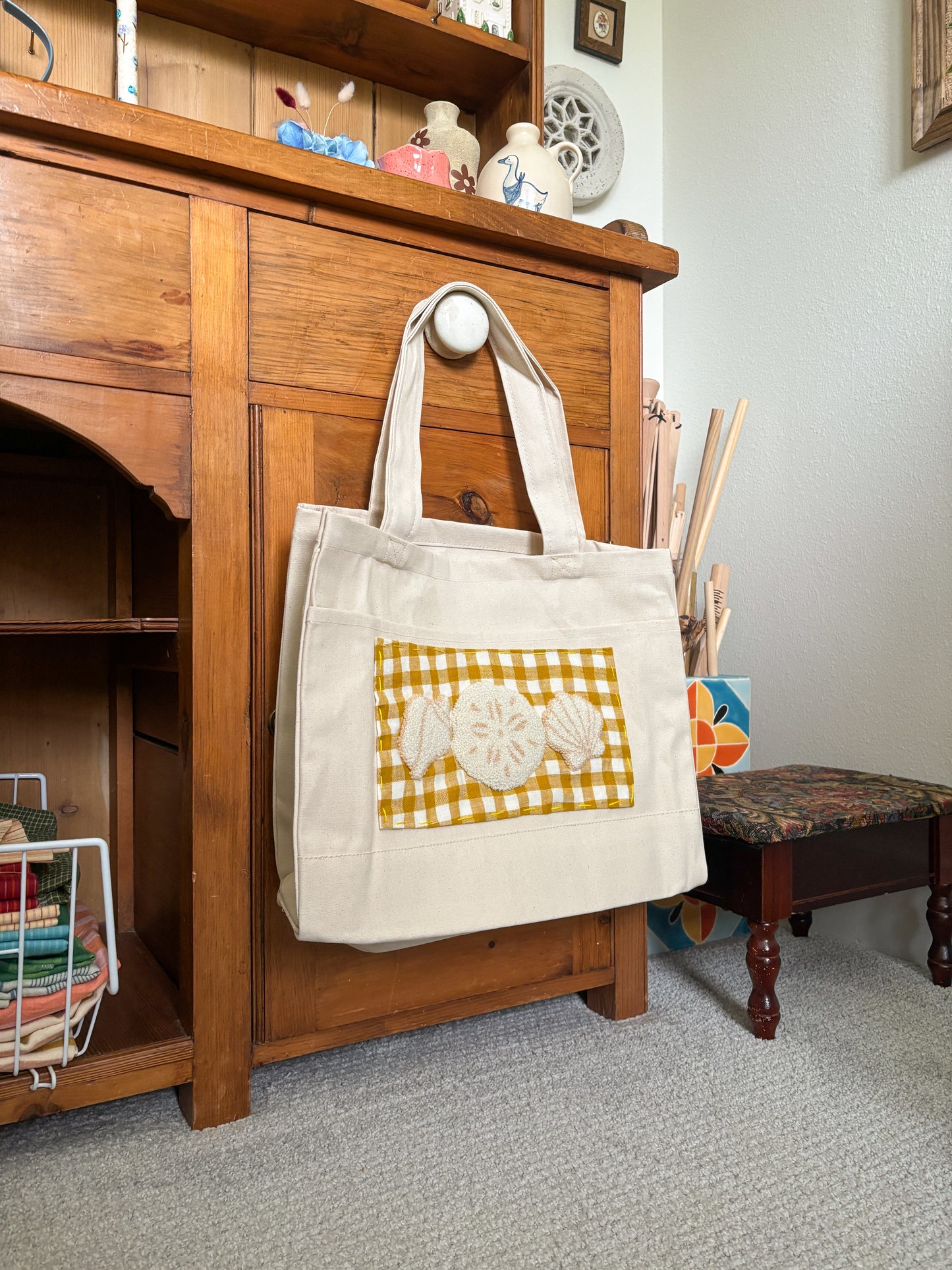 Large Coastal Tote Bags