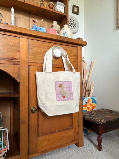 Small Goose Tote Bags