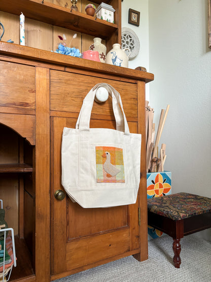 Small Goose Tote Bags