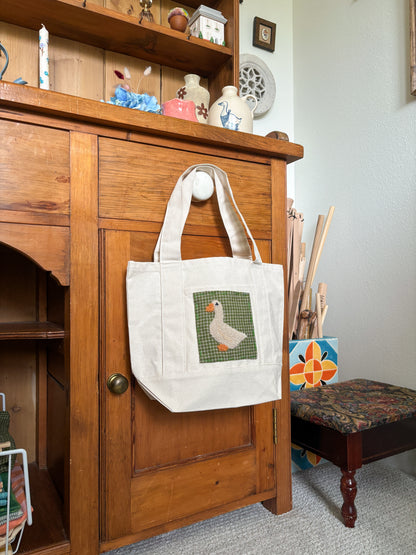 Small Goose Tote Bags