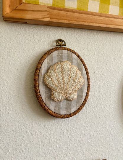 White Shell on Neutral Stripes