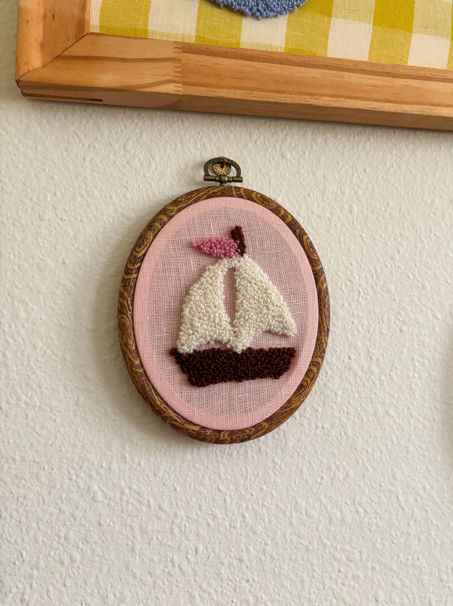Sailboat on Pink