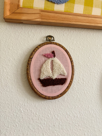Sailboat on Pink