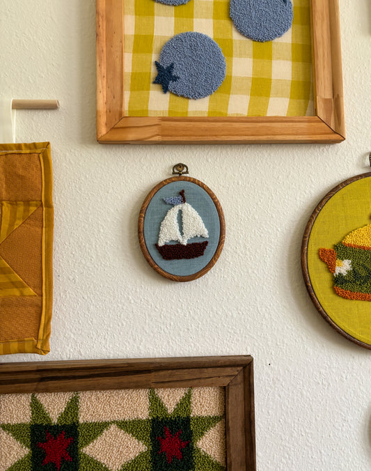 Sailboat on Blue