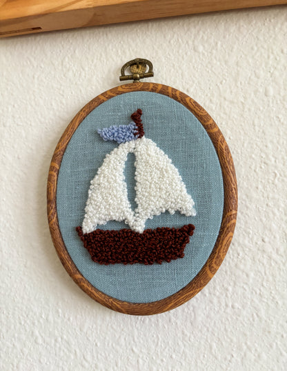 Sailboat on Blue