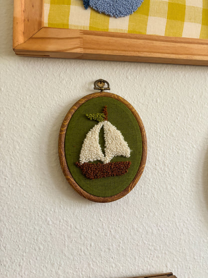 Sailboat on Green