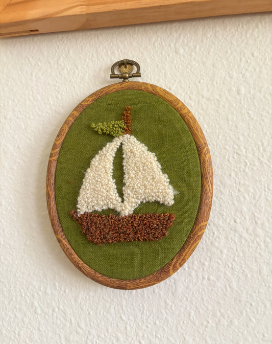 Sailboat on Green