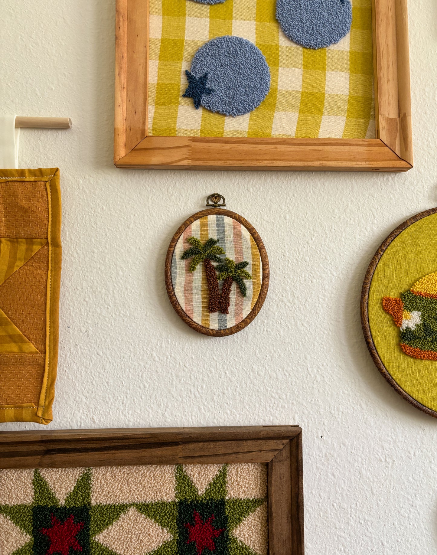 Palm Tree on Multi-Stripe