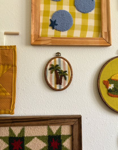 Palm Tree on Multi-Stripe