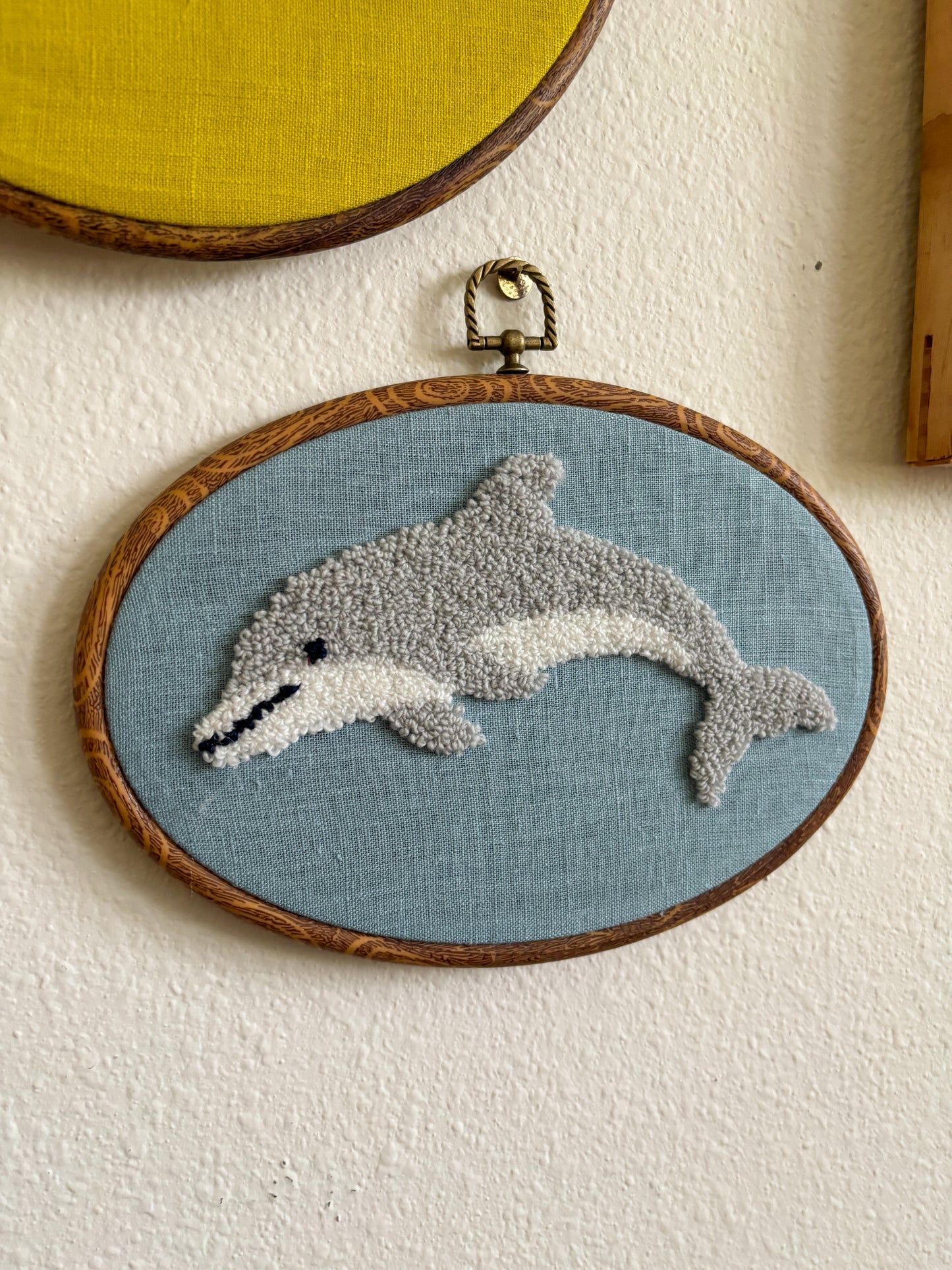 Dolphin on Blue