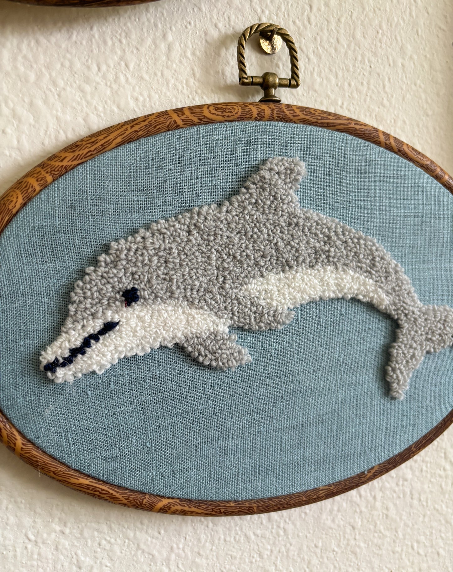 Dolphin on Blue