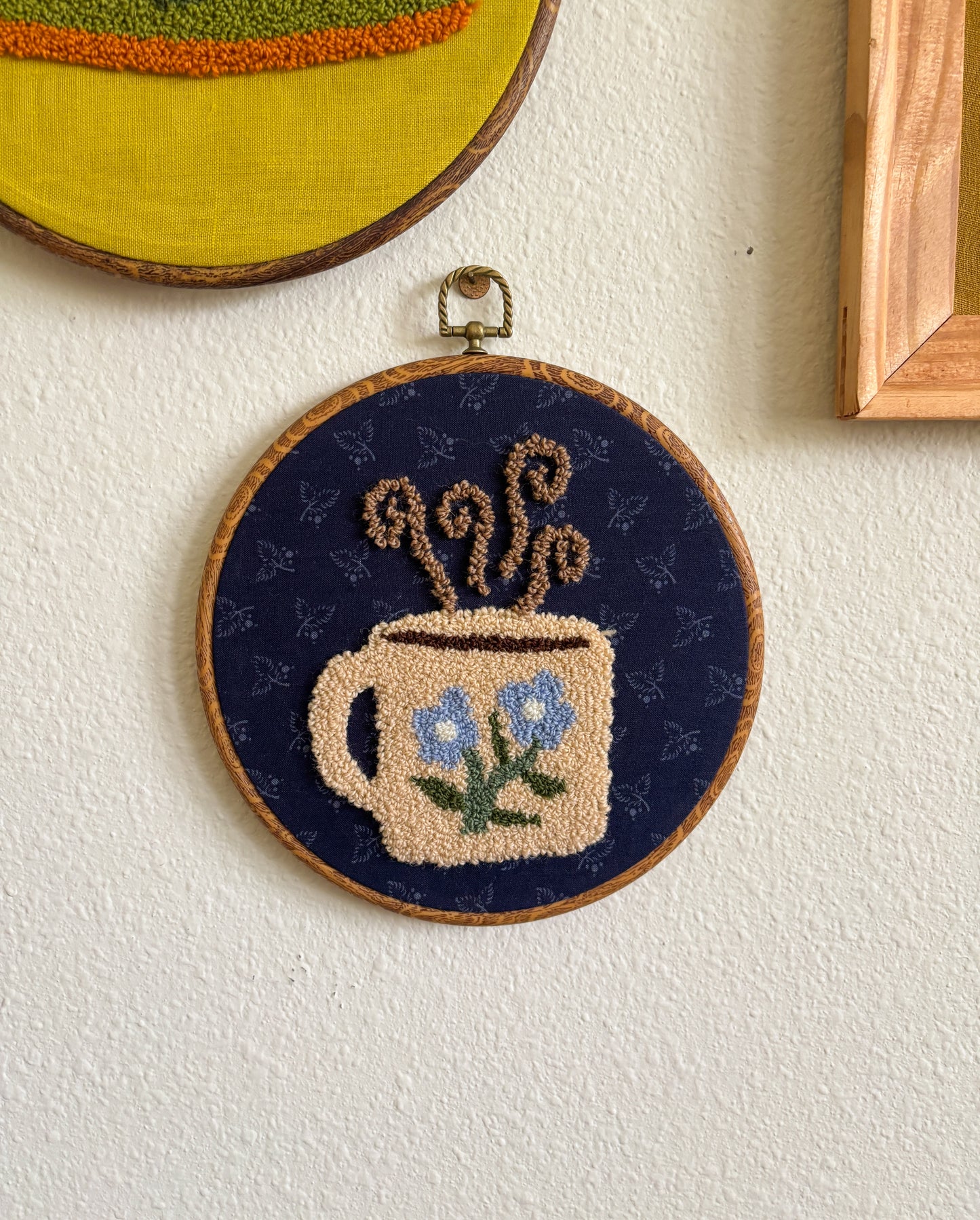 Forget Me Not Coffee Cup
