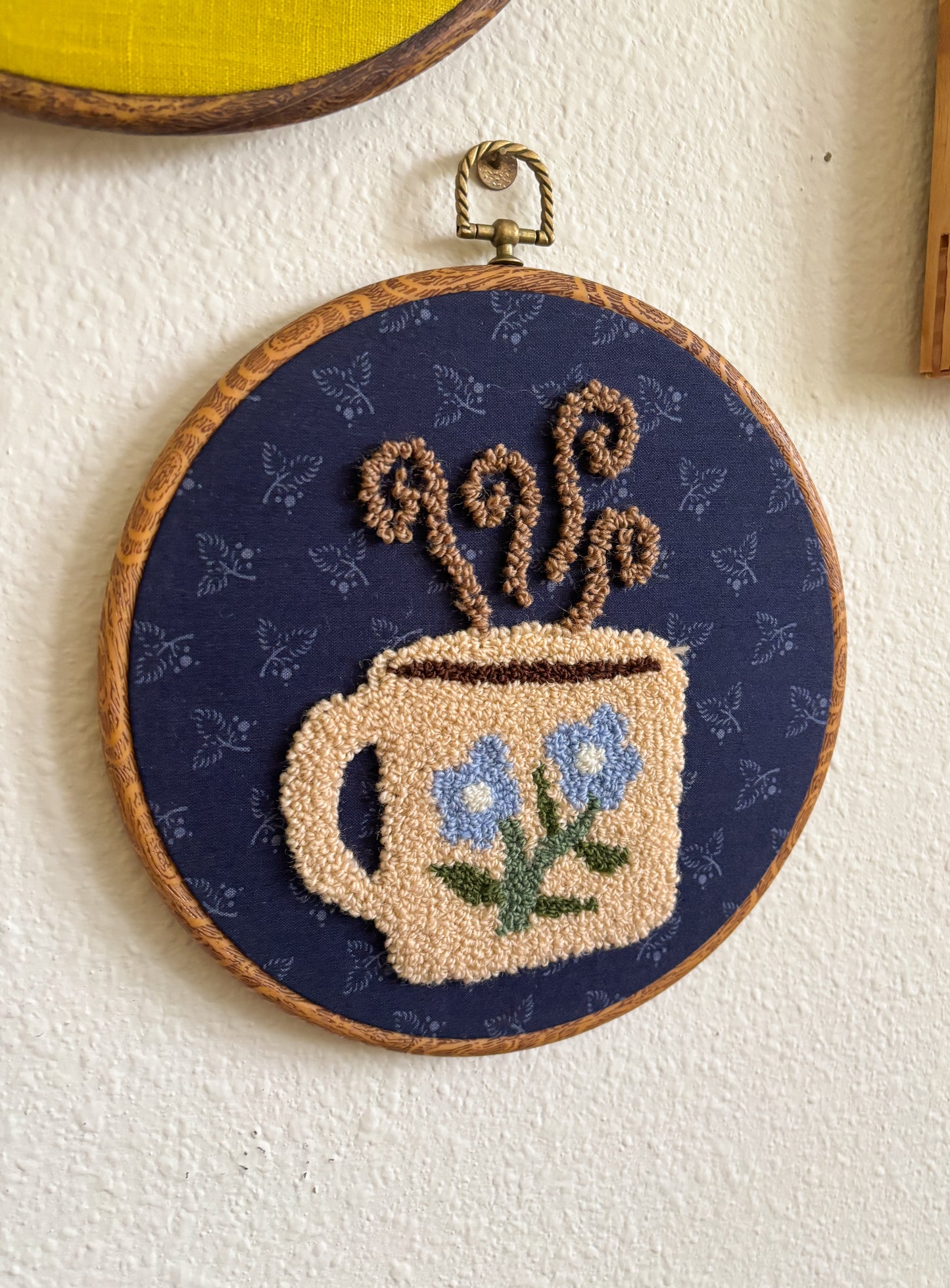 Forget Me Not Coffee Cup