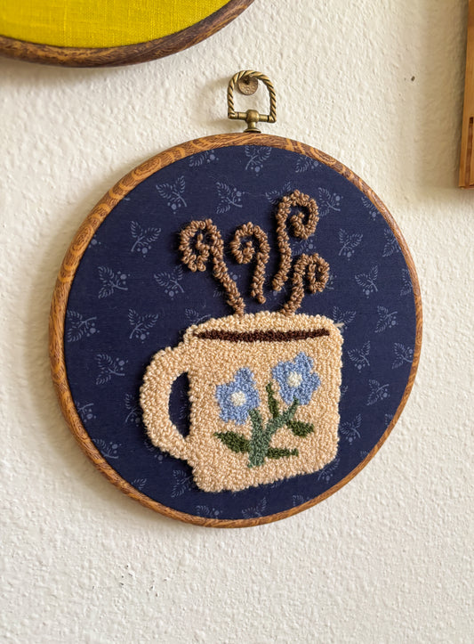 Forget Me Not Coffee Cup