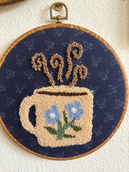 Forget Me Not Coffee Cup