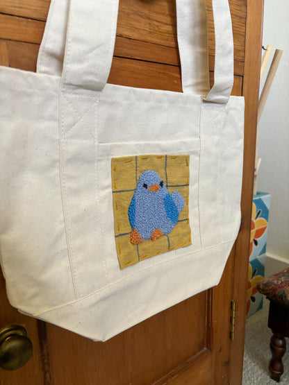 Blue Bird Tote Bag