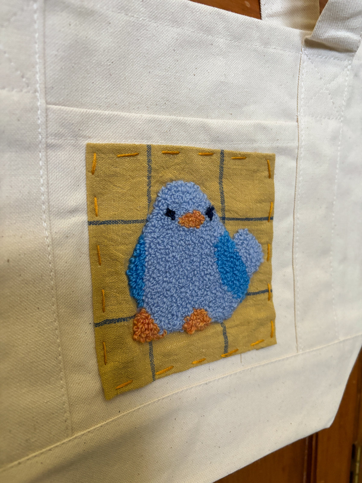 Blue Bird Tote Bag