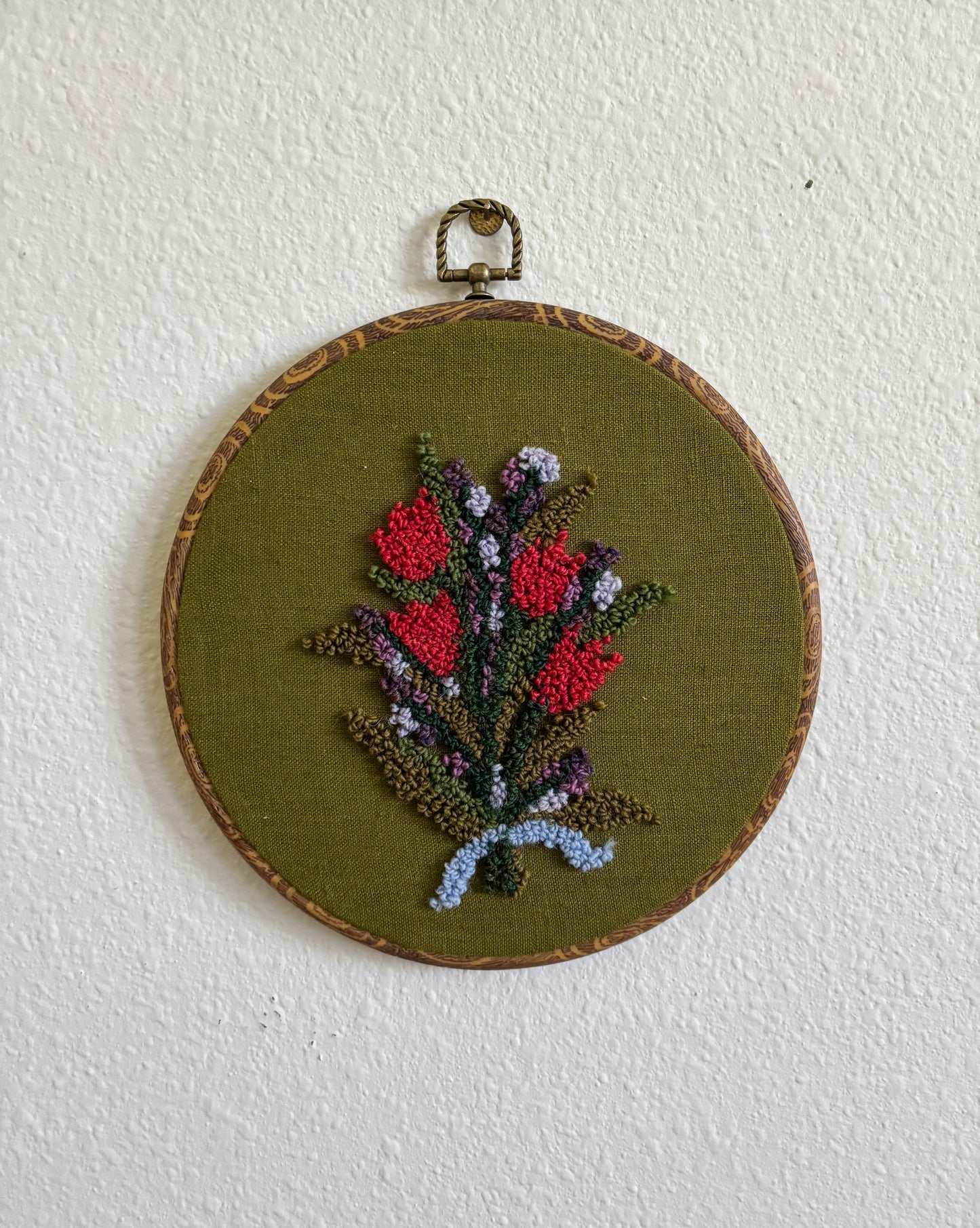 Tulip Bouquet on Green