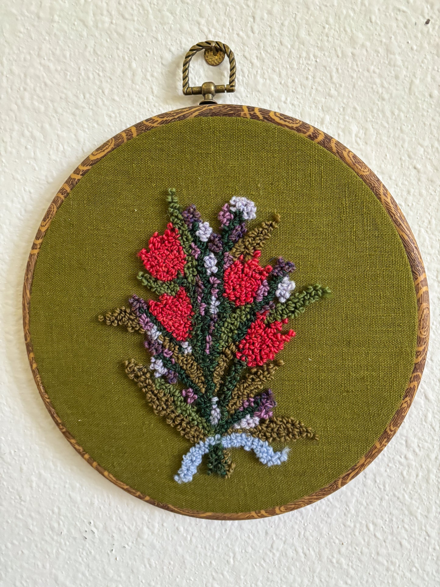 Tulip Bouquet on Green