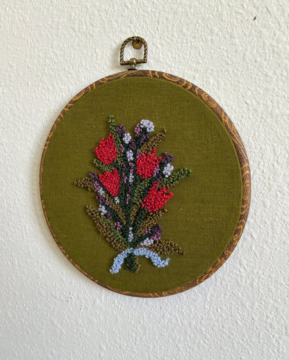 Tulip Bouquet on Green