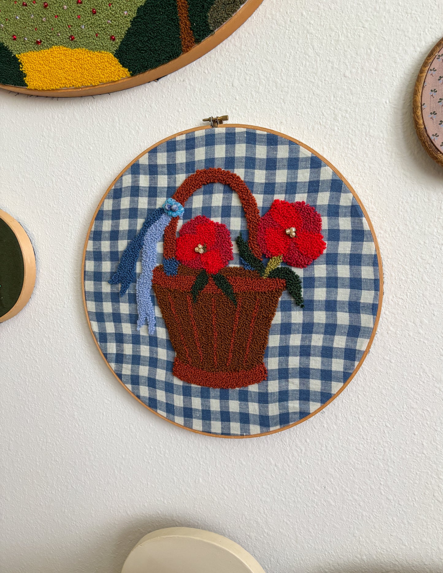 Basket with Poppies